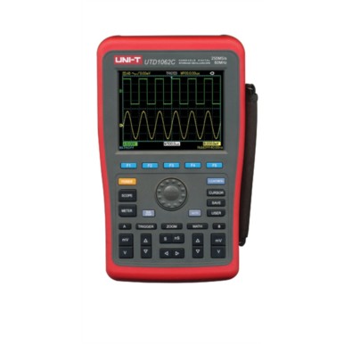 优利德手持式数字存储示波器UTD1062C帶寛60MHz 示波表