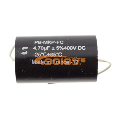 全新原装发烧法国苏伦SOLEN PB-MKP-FC 大S电容(4.7uf/400v) 分频器专用电容	